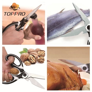 Nhiệm Vụ Nặng Nề Thép Không Gỉ Nhà Bếp Shears Set Laser Kéo Cho Hải Sản Tôm/Cua Thực Phẩm Nhà Bếp Chất Lượng Tốt Nhất Kéo - Product Image 4