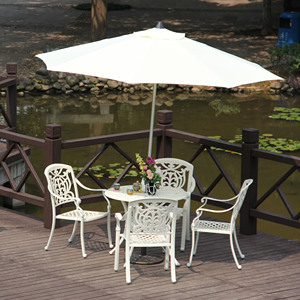 La migliore vendita custom design mobili <span class=keywords><strong>da</strong></span> <span class=keywords><strong>giardino</strong></span> esterno di stile Europeo <span class=keywords><strong>bianco</strong></span> rotondo tavoli <span class=keywords><strong>e</strong></span> <span class=keywords><strong>sedie</strong></span> - Product Image 2