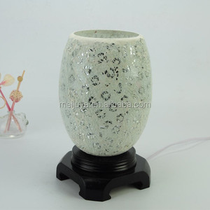 Quemador de cera aromática de vidrio de mosaico eléctrico para decoración turco MA235 - Product Image 4