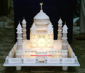 Réplica del Taj Mahal de Mármol, Recuerdo de la India, Regalos de San Valentín - Product Image 1