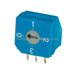 HongJu RR3400 Waterproof Rotary dip switch 4 positions