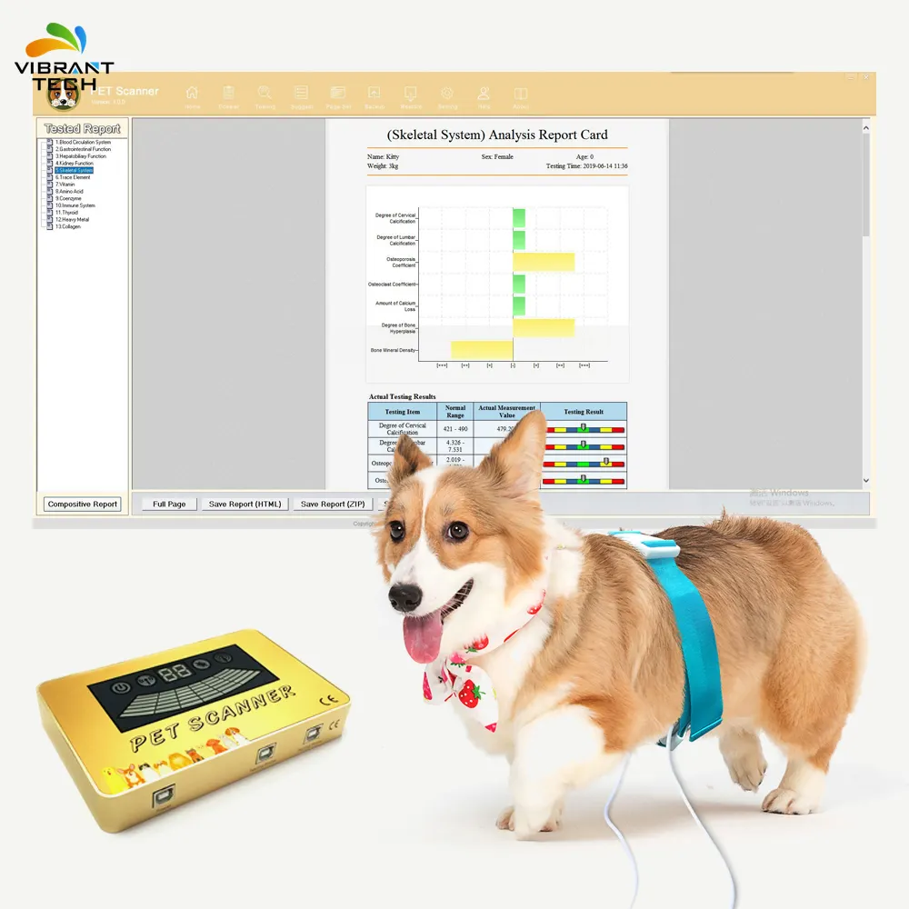 Firmware d'analyse intelligent de santé, machine Quantum pour chien, chat, haute qualité, très populaire