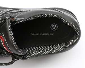 Fabricant usine de chaussures de sécurité personnalisées pour hommes bout en acier cuir antidérapant imperméable résistant aux coups de couteau s3 vente en gros - Product Image 3