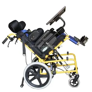 Serebral palsy çocuklar için Safebond Meidical manuel tekerlekli sandalyeler satılık hafif tekerlekli sandalyeler