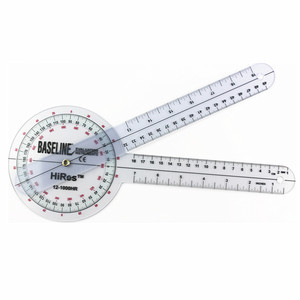A buon mercato di Plastica in pvc Medico Goniometro Righello Per La Farmaceutica di Misura Scala 1/4 - Product Image 3