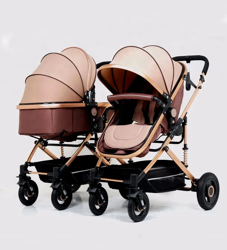 New Dois assento do bebê carrinho de criança/carrinho gêmeos Carrinho de bebê pode ser usado de forma independente para 0-36 mês fábrica diretamente fornecer