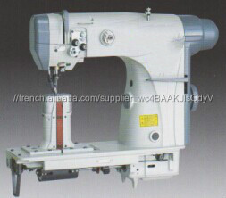 Unique/double aiguille rouleau d'alimentation postbed lockswitch couture machine pour bottes - Product Image 1
