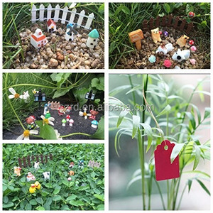 Antner 72 Pieces Miniature <strong>Fairy</strong> <strong>Garden</strong> <strong>Kit</strong> for DIY Resin/Decor with Storage Box Resin Toys - Product Image 5