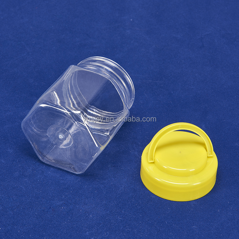 Bonbons bouteille jetable en plastique pot