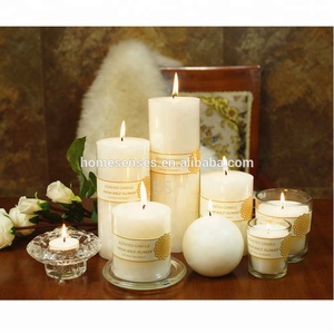 Fábrica de mecha de algodón cilíndrica cera perfumada Pilar vela básica para el hogar, boda <span class=keywords><strong>deco</strong></span>, bar - Product Image 3