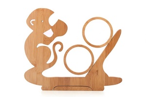 Bamboo Ice Buckets and Beverage Tubs Elegant Desktop <strong>Wine</strong> <strong>Holders</strong> - Product Image 4