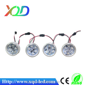 Shenzhen 6 LED 48 mm programable Color direccionable llevó la luz del punto con anillo <span class=keywords><strong>de</strong></span> bloqueo - Product Image 2