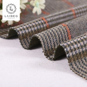 Stock <span class=keywords><strong>Plaid</strong></span> cheques 50% Tweed <span class=keywords><strong>de</strong></span> <span class=keywords><strong>lana</strong></span> para abrigos <span class=keywords><strong>de</strong></span> invierno - Product Image 1