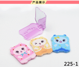 Fancy Cartoon Có Thể Gập Lại Gương Nhỏ Với Bộ Lược - Product Image 6