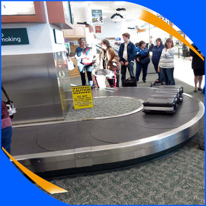 Luchthaven platte passenger bagage collectie carousel