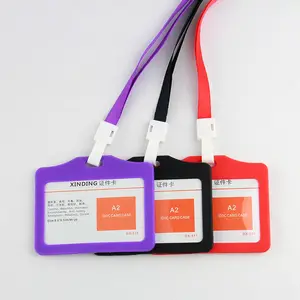 Hot Selling Permit Visa Work Cardholder, Custom PP PVC Business Plastic Name Credit ID Card Holder