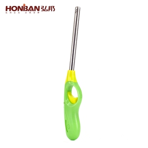 Tragbarer Grill Gas feuerzeug Küche wind dichter Grill Feuerzeug langer Hals