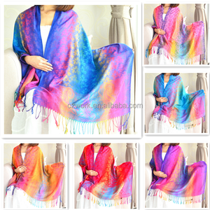 2017 Más Caliente <span class=keywords><strong>Rainbown</strong></span> Manera de Las Mujeres Bufandas Chales Bufanda de Algodón - Product Image 1