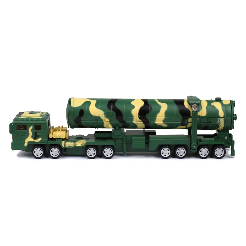 1 64 die cast kamyon diğer alaşımlı oyuncak askeri araç tipi oyuncak füze fırlatma araç oyuncak