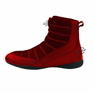 Nuovi Stivali da Wrestling Neri di Alta Qualità, Scarpe da Kick Boxing di Prima Classe, Stivali da Boxe Online - Product Image 3