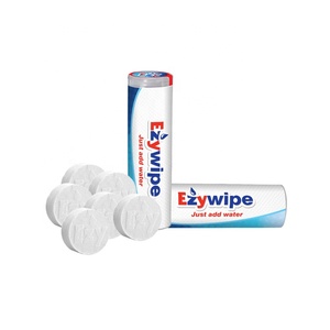 Toalla Comprimida <span class=keywords><strong>de</strong></span> Fabricante Chino con Empaque en Tubo, Material 100% Rayón, Toallas Faciales con Diseño <span class=keywords><strong>de</strong></span> Moneda, Paquete <span class=keywords><strong>de</strong></span> 8 Toallas Comprimidas - Product Image 4