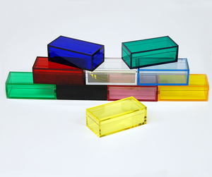 Colored Acrylic Storage Box Lucite Box Acrylic <strong>Display</strong> <strong>case</strong>