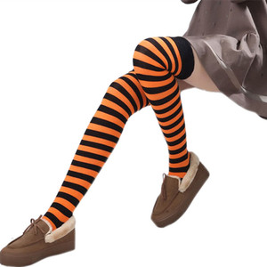 New Fashion Women's Girl Long Over <strong>Knee</strong> Stripes <strong>Socks</strong>, Thigh <strong>High</strong> Soft Cotton Fancy <strong>Knee</strong> <strong>High</strong> <strong>Socks</strong> - Product Image 6