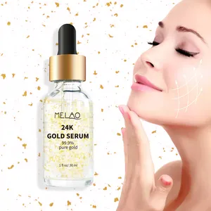 MELAO Hochwertiges kleines MOQ OEM 24 Karat Gold Serum für Anti-Aging im Gesicht