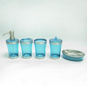 Blue Vase Shape Plastic Baby Bath Set - Product Image 1
