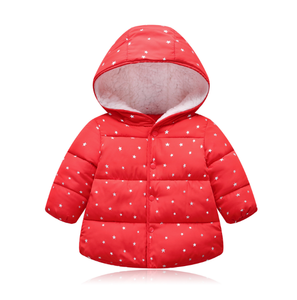 2019 del nuovo della ragazza del cappotto del cotone di autunno e di inverno 1-5 anni dei bambini del cotone di usura dei bambini di cotone piccolo imbottito giacca del vestito del bambino - Product Image 2