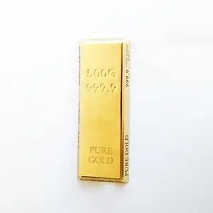 Hot selling cheap custom 24k gold plated paper weight wholesale