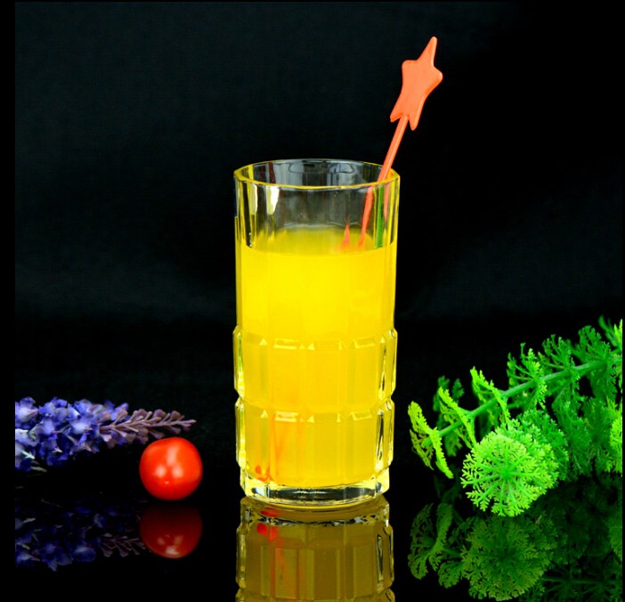 Diamond Cup Straight Cup Drinking Fruit Juice Wine Clear Water Glass Cup