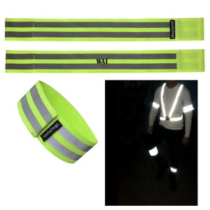 מותאם אישית היי vis tracker רעיוני מקרן צמיד אופנה ידידות פוליאסטר אלסטי מתכוונן צמיד זרוע קרסול להקה - Product Image 2