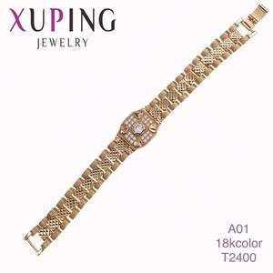A01 xuping Kupfer legierung vergoldetes Armband mit unterschied lichen Preisen für verschiedene Bilder