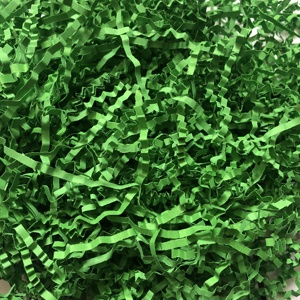 Papier déchiqueté froissé vert plus foncé pour le remplissage des industries de la bière et des boissons à base de jus - Product Image 1