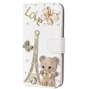 Nueva <span class=keywords><strong>Funda</strong></span> de Cuero PU con Diamantes de Imitación Hechos a Mano para <span class=keywords><strong>Samsung</strong></span> <span class=keywords><strong>S5</strong></span> S7 S8 S7edge S9 - Product Image 4