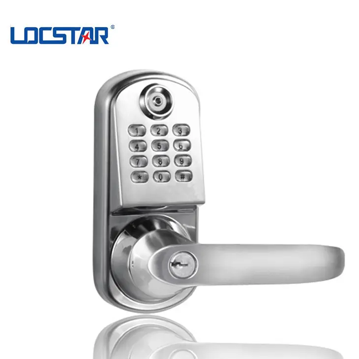 Digitale Deur Pin Lock Code Toetsenbord Hotel Zinklegering Key Ansi Insteekslot Standaard Deurslot