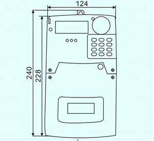 Compteur d'énergie intelligent prépayé de type DDSY 8888 STS - Product Image 3