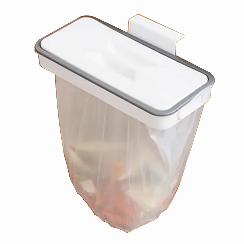 Bolsa de basura colgante para cocina, soporte de plástico para bolsas de basura