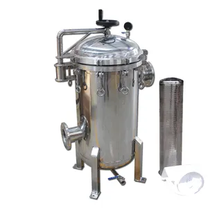 10 micron Complete Polish Stainless Steel Bag Filter For Edible Oil