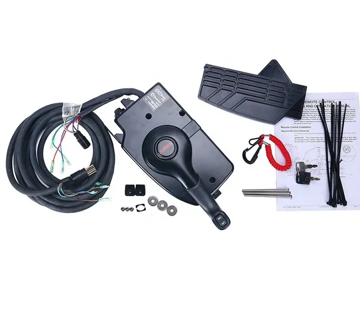 881170A15 Boat Motor Side Mount Remote Control Box with 8 Pin