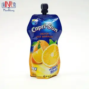 Bolsa de papel de aluminio fabricante de Capri Sun de jugo de 200ml de la bolsa de plástico transparente de bebidas desechables Mango 100ml de jugo de fruta de la bolsa