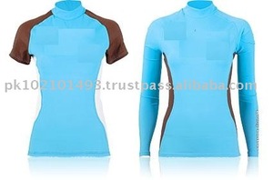 Best Quality Women's Men's Sublimated Short Sleeve Rash Guard Custom Blank XXL <b>Surf</b> Trend Black Yellow Green Blue Wholesale - Product Image 5