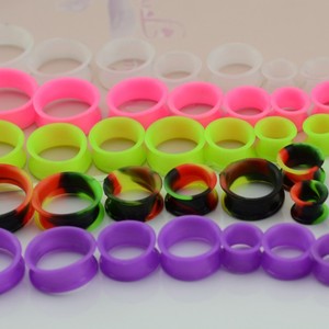 Manchettes d'oreille en Silicone souple, 3-25mm, 120 pièces, prise d'oreille à Double évasé, Tunnels - Product Image 4