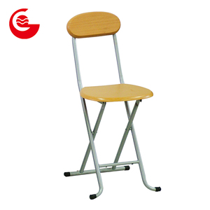Moderna barato plegable Silla <span class=keywords><strong>de</strong></span> comedor <span class=keywords><strong>de</strong></span> metal con MDF asiento y respaldo - Product Image 1