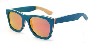 Échantillons gratuits achat en vrac auprès de Chine vente en gros de lunettes de soleil en bois de skateboard recyclées durables 2025 - Product Image 6