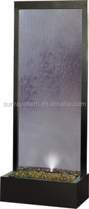 H72 "Tầng-đứng Thác Thác Thác đài phun nước tường với Tempered Glass Bảng điều chỉnh cho nhà vườn và ngoài trời - Product Image 3