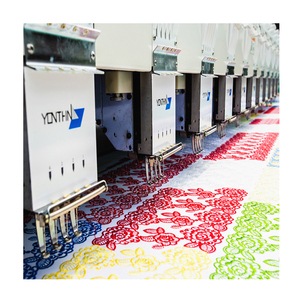 Mesin Bordir Chenille/Rantai Kecepatan Tinggi Yonthin Mesin Bordir Komputer Multi Kepala Elucky - Product Image 1