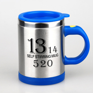 Pulse el Botón de <span class=keywords><strong>La</strong></span> Batería Operado 400 ml Auto Agitación Taza Grande para el Café Té y Chocolate Caliente - Product Image 5