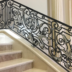 Prefabricada diseños personalizados de hierro forjado escaleras para la <span class=keywords><strong>casa</strong></span> - Product Image 2